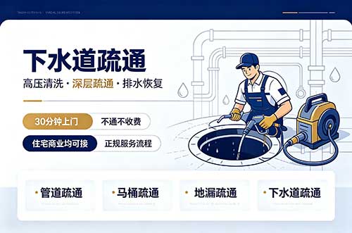 阳泉下水道疏通