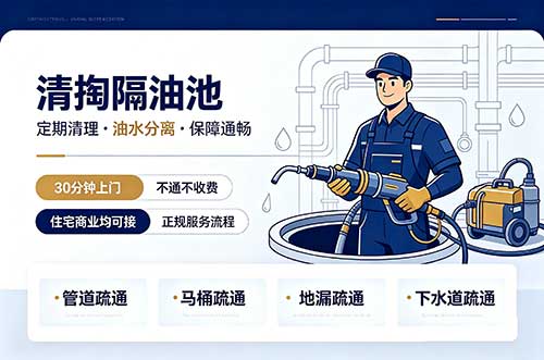 阳泉清掏隔油池